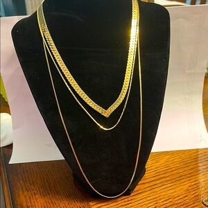 Gold Necklace Set